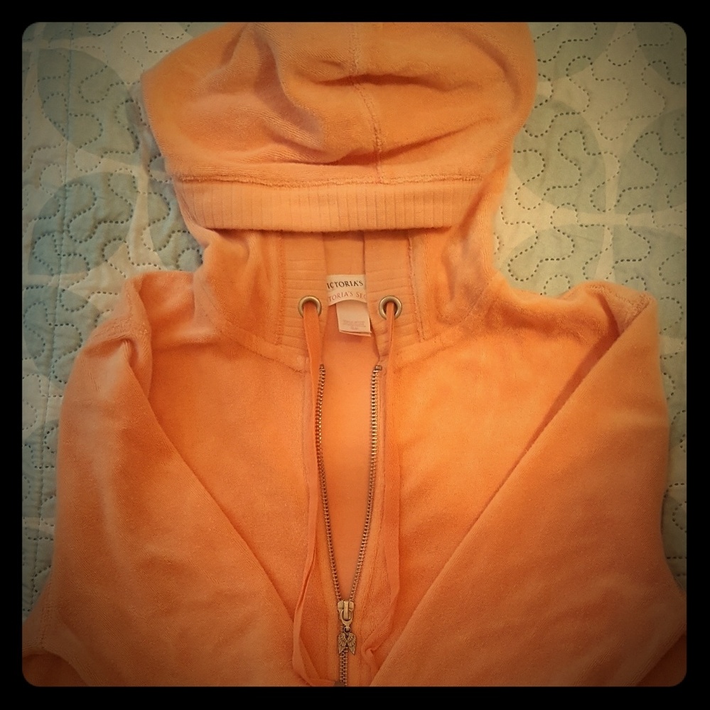 Women's small Victoria's Secret Peach Hoodie